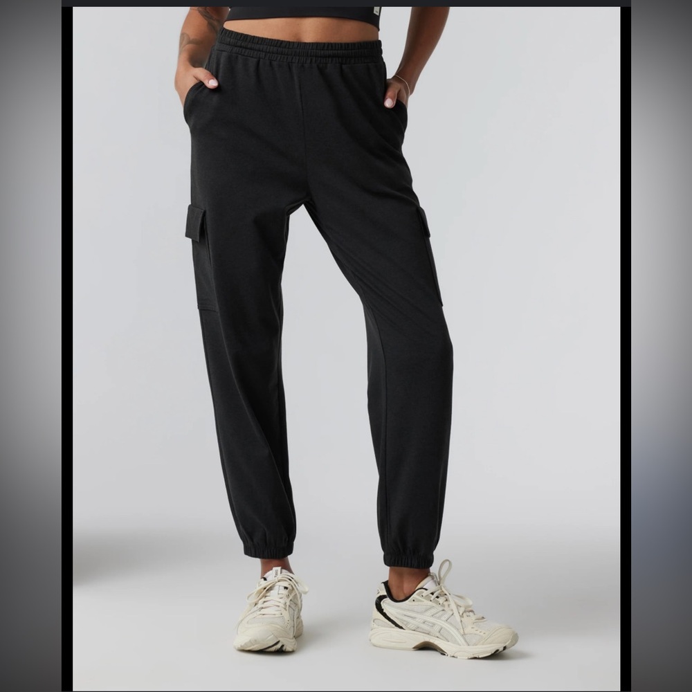 Black Cargo Jogger